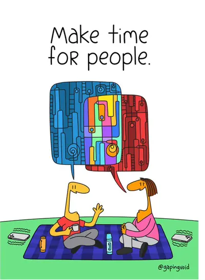 Make time for people