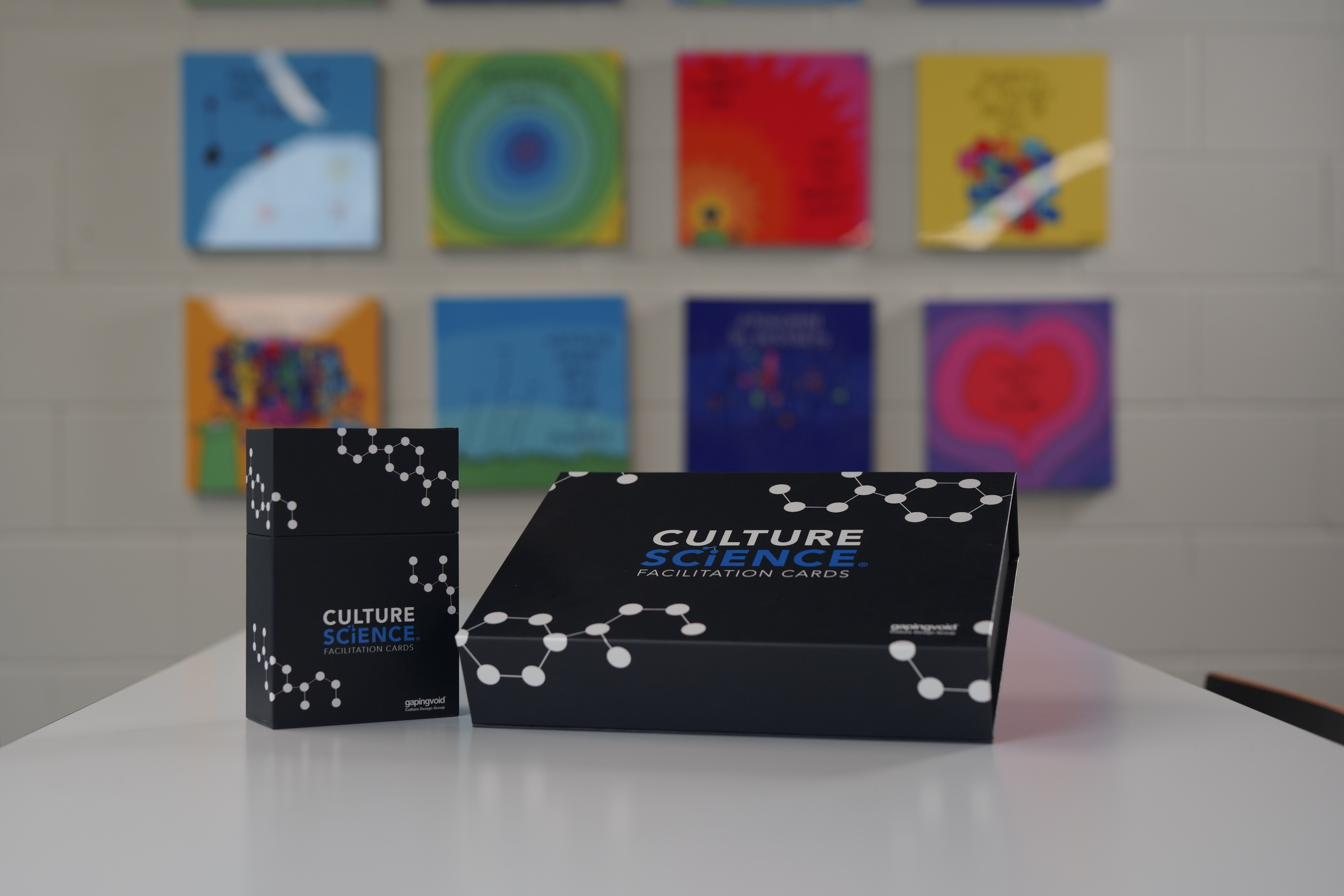 The Culture Science Cards deck and presentation box