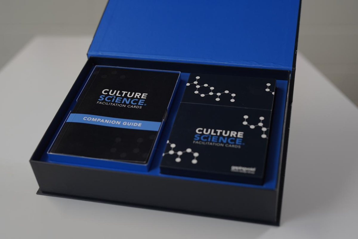 The presentation box, open, with the deck and Companion Guide